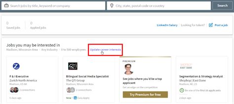Search for jobs on LinkedIn .